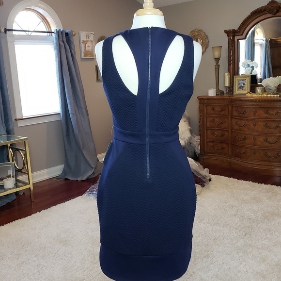 Adelyn Rae Dresses & Skirts - NWT Adelyn Rae Navy blue racerback bodycon dress